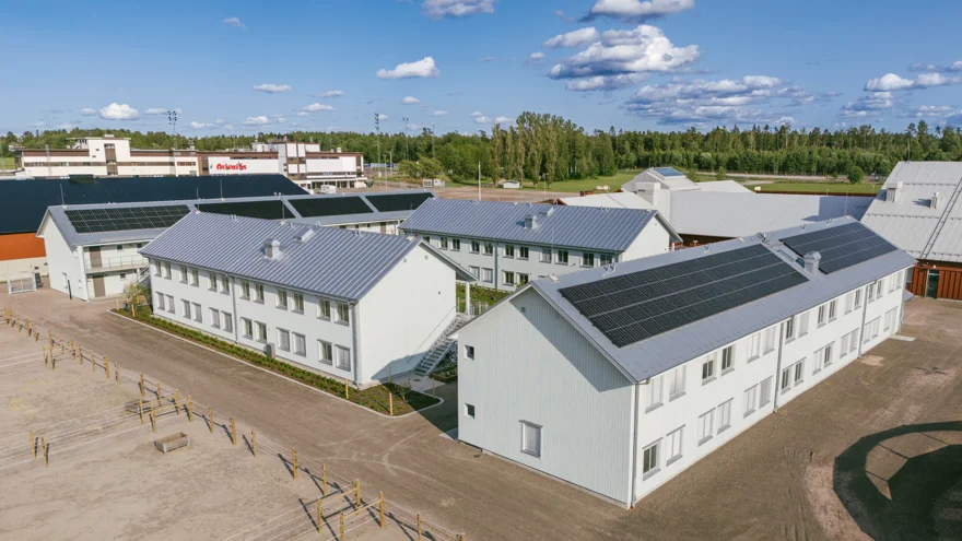Översiktsbild över Axevallas nya internat